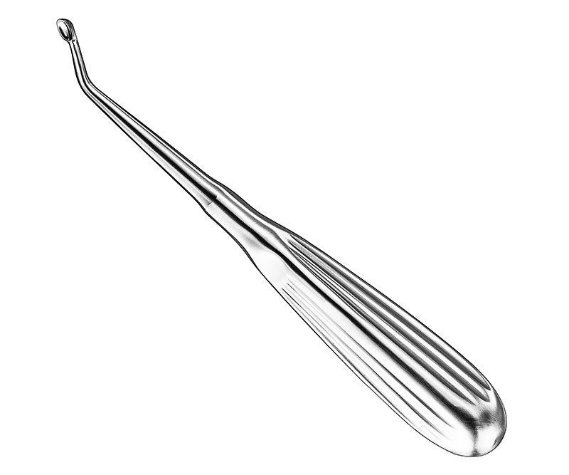 UFFENORDE, bone curette, 17, 5 cm, left