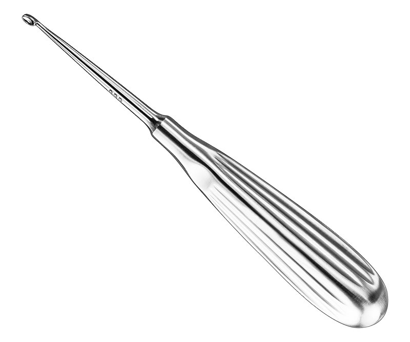 VOLKMANN, bone curette, 17 cm, size 000