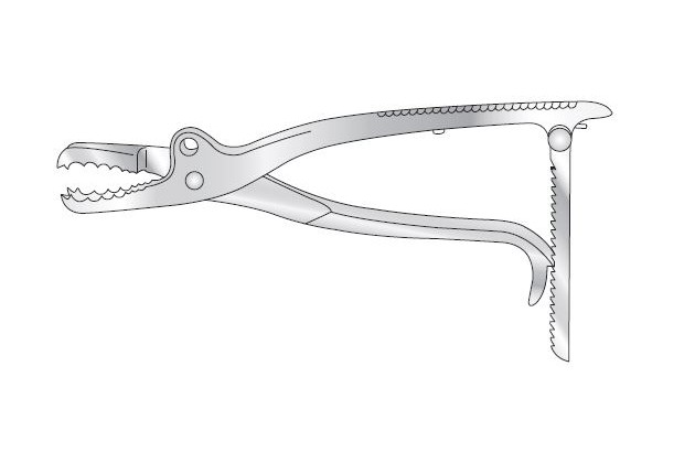 BONE HOLDING FORCEPS FARABEUF-LAMBOTTE, 250MM FARABEUF-LAMBOTTE BONE HOLDING FORCEPS 19.5CM (8.75`) LONG FARABEUF-LAMBOTTE BONE HOLDING FORCEPS 26CM (10.5`) LONG