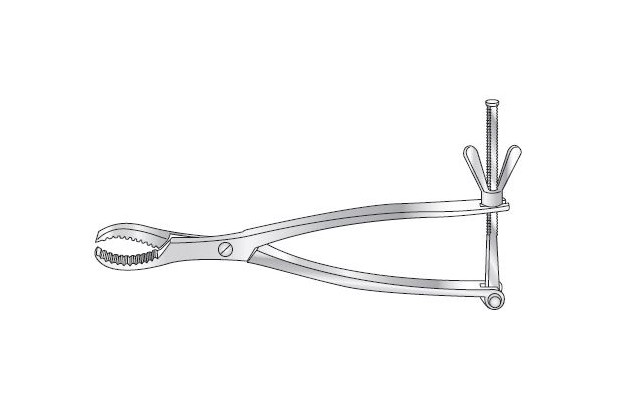 HEY GROVES BONE HOLDING FORCEPS 20.3CM (8`) LONG WITH SCREW LOCKING DEVICE. FORCEPS BONE HOLDING HEY GROVES WITH SCREW LOCKING DEVICE 225MM FORCEPS BONE HOLDING HEY GROVES WITH SCREW LOCKING DEVICE 305MM