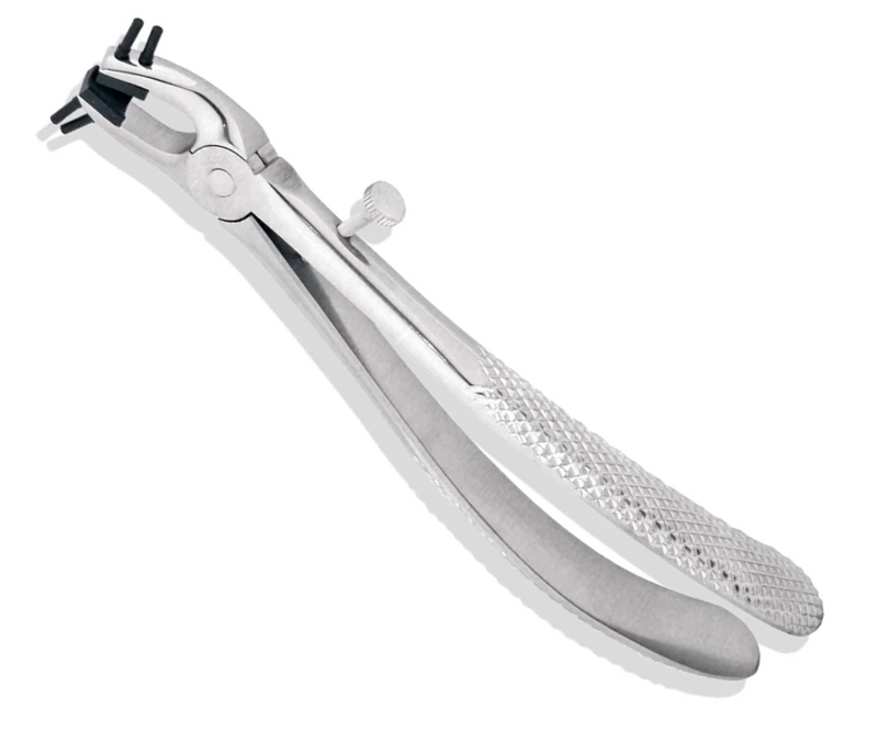 Crown Trial Forceps German Stainless Steel Finish Satin. Dull. MIRROR