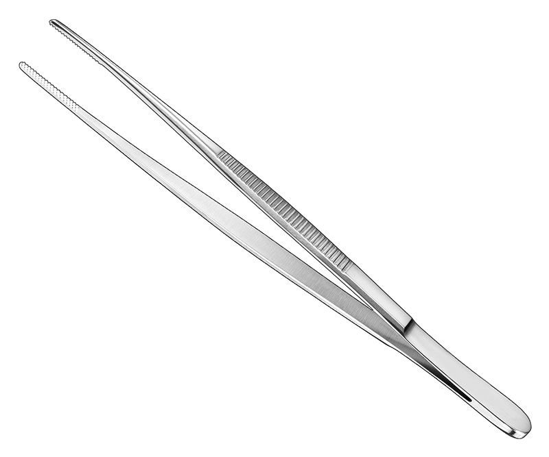 Dissecting forceps, 18 cm cross-serrated